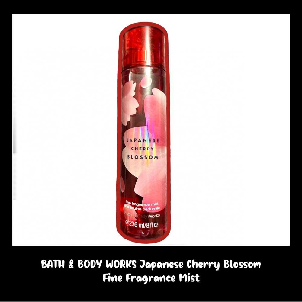 BATH & BODY WORKS Japanese Cherry Blossom 8.0 Fluid Ounces Fine Fragrance Mist